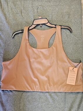 6X Girlfriend Collective Ribbed Tank Top in Rust